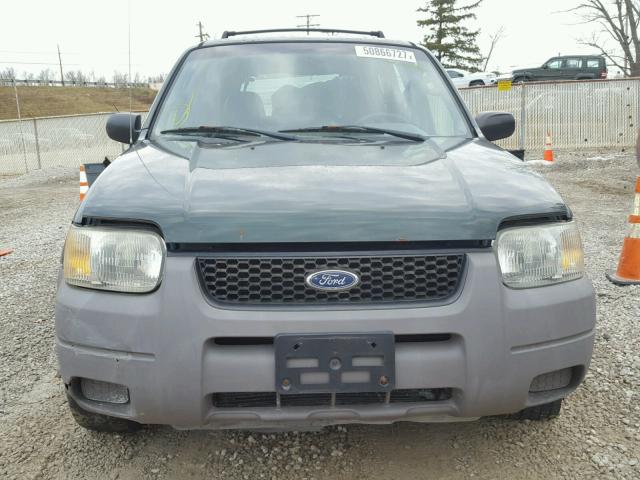 1FMYU02192KA36480 - 2002 FORD ESCAPE XLS GREEN photo 9