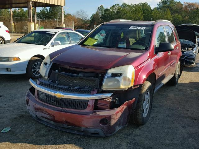 2CNDL13F076096725 - 2007 CHEVROLET EQUINOX LS MAROON photo 2