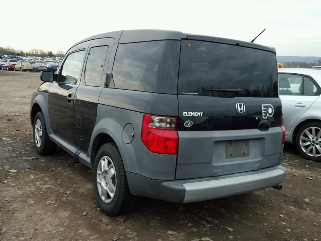 5J6YH28325L024760 - 2005 HONDA ELEMENT LX BLACK photo 3