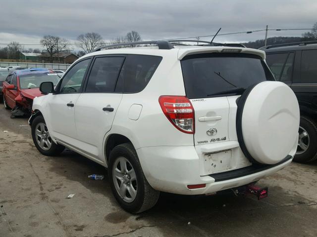 JTMBF4DV4AD021917 - 2010 TOYOTA RAV4 WHITE photo 3