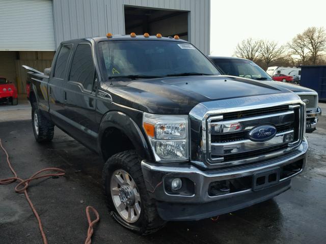 1FT8W3B6XDEA55701 - 2013 FORD F350 SUPER BLACK photo 1