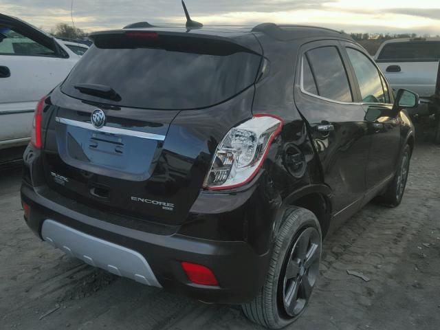 KL4CJHSB2EB549440 - 2014 BUICK ENCORE PRE BROWN photo 4