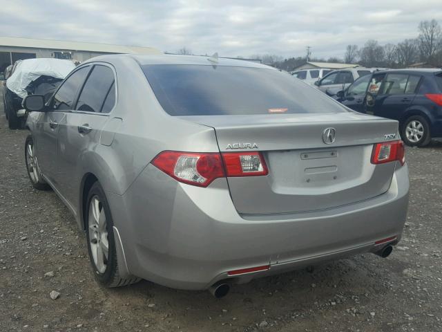 JH4CU2F64AC003331 - 2010 ACURA TSX SILVER photo 3