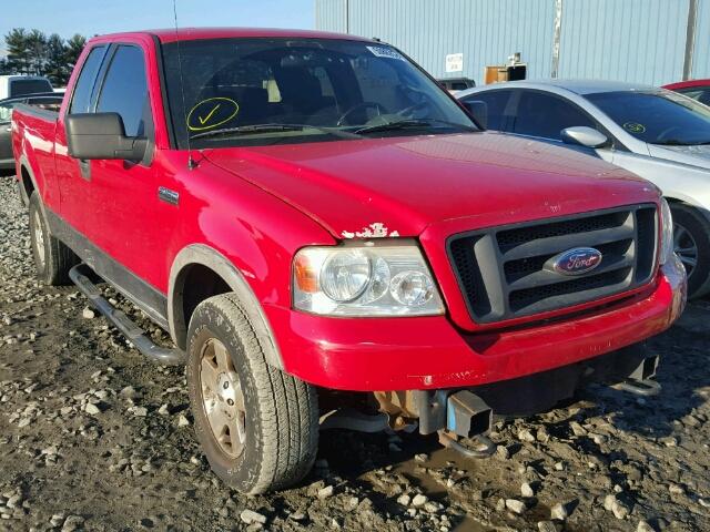 1FTPX14584NA01332 - 2004 FORD F150 RED photo 1