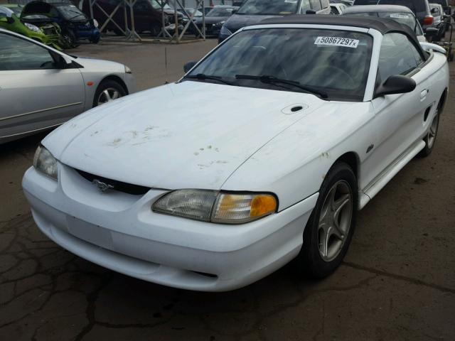 1FALP45X2TF114370 - 1996 FORD MUSTANG GT WHITE photo 2