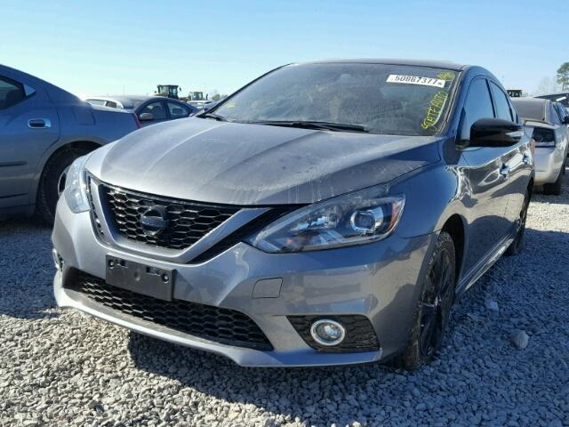 3N1CB7AP0HY365357 - 2017 NISSAN SENTRA SR GRAY photo 2