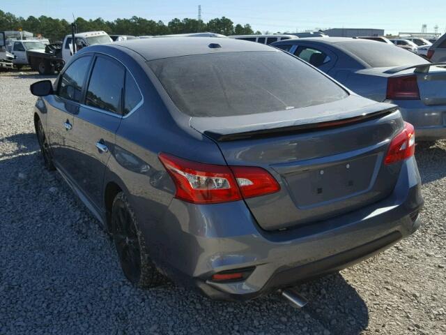 3N1CB7AP0HY365357 - 2017 NISSAN SENTRA SR GRAY photo 3