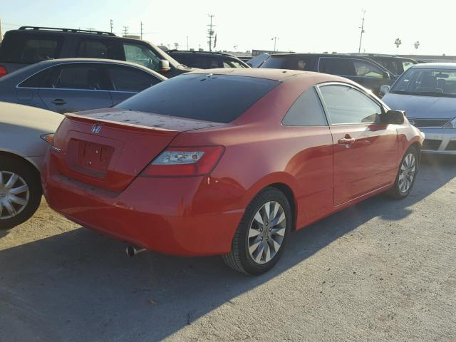 2HGFG1B80BH512226 - 2011 HONDA CIVIC EX RED photo 4