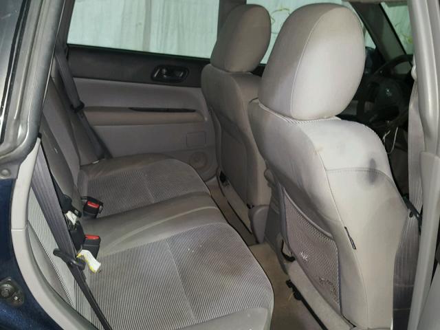 JF1SG636X6G744766 - 2006 SUBARU FORESTER 2 BLUE photo 6
