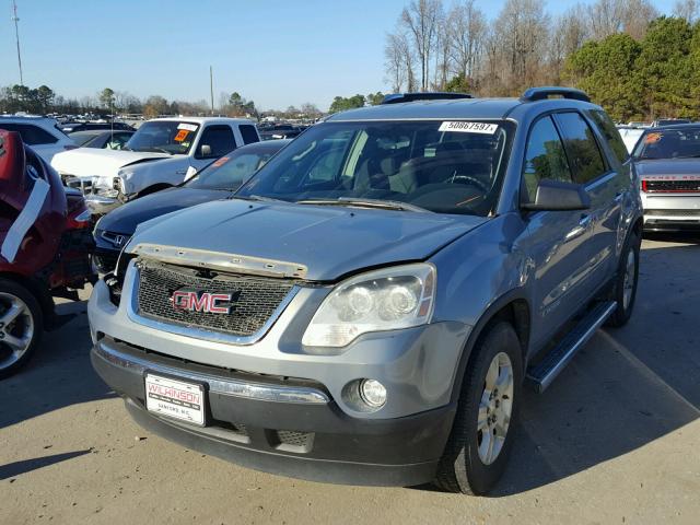 1GKER13758J166468 - 2008 GMC ACADIA SLE TEAL photo 2