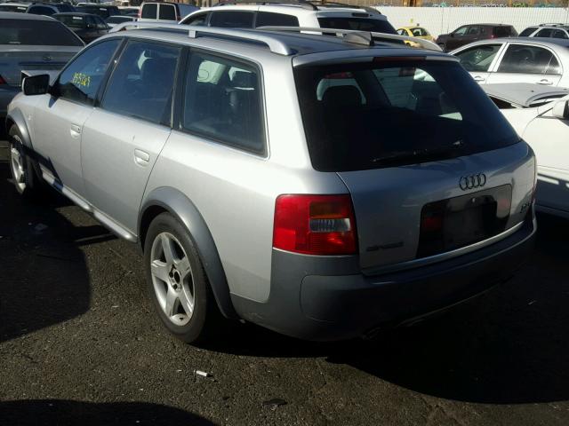 WA1YD64B94N082920 - 2004 AUDI ALLROAD SILVER photo 3