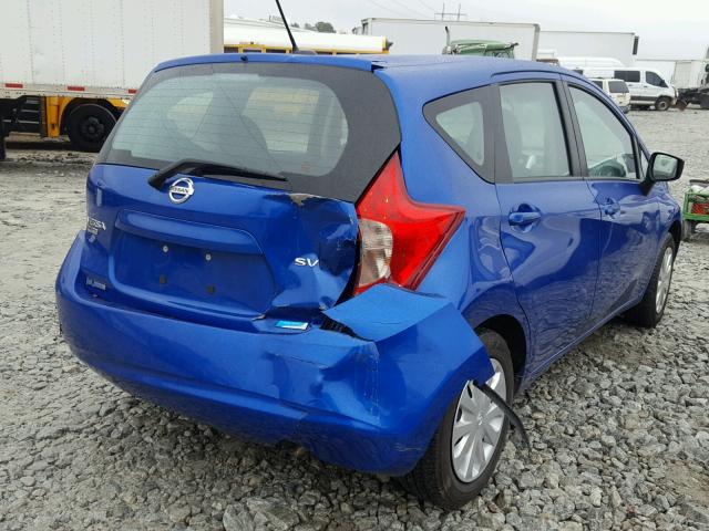 3N1CE2CP2GL368523 - 2016 NISSAN VERSA NOTE BLUE photo 4