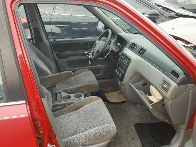 JHLRD1850VC053050 - 1997 HONDA CR-V LX RED photo 5