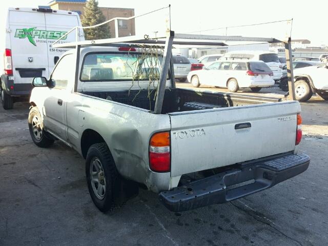 5TENL42N52Z003069 - 2002 TOYOTA TACOMA SILVER photo 3