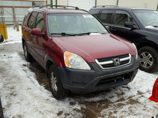 JHLRD78832C008614 - 2002 HONDA CR-V EX RED photo 1