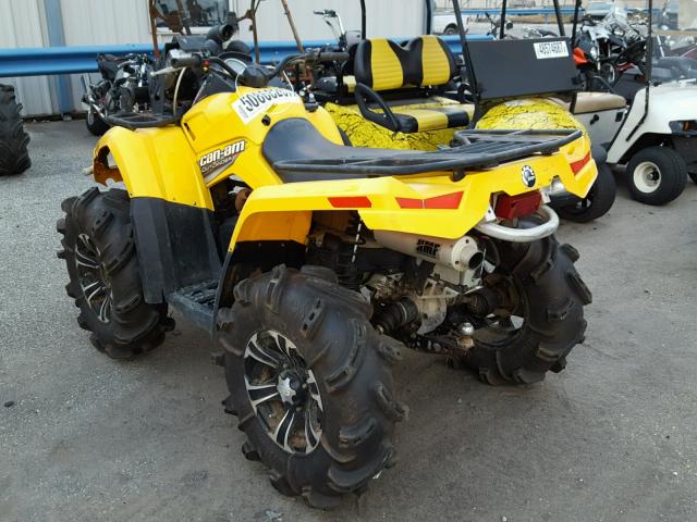 2BVEGCH107V000113 - 2007 CAN-AM OUTLANDER YELLOW photo 3