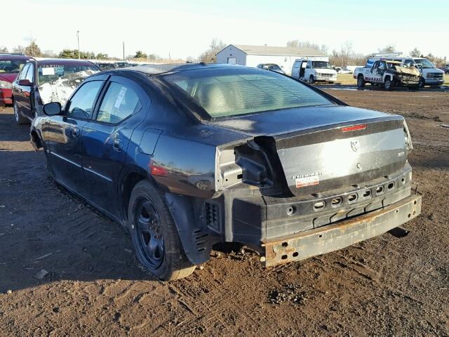 2B3LA43G36H396859 - 2006 DODGE CHARGER SE BLACK photo 3