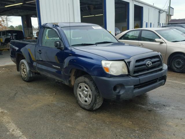 5TENX22N37Z466067 - 2007 TOYOTA TACOMA BLUE photo 1