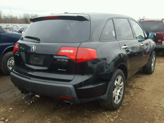 2HNYD282X7H533370 - 2007 ACURA MDX BLACK photo 4