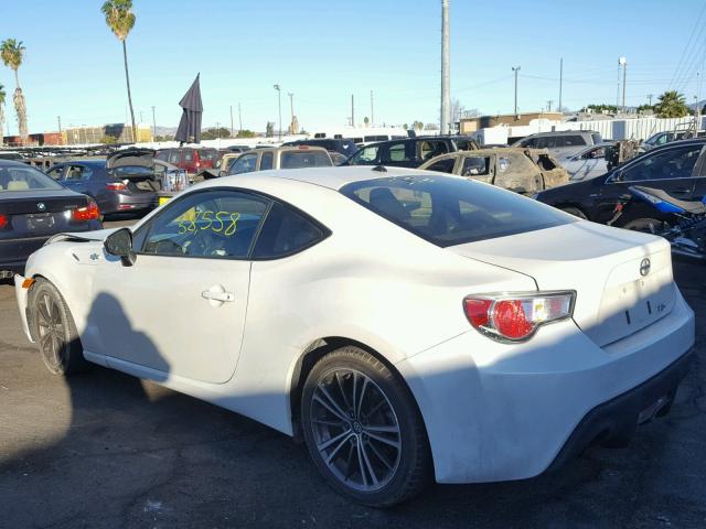 JF1ZNAA14D2714364 - 2013 TOYOTA SCION FR-S WHITE photo 3