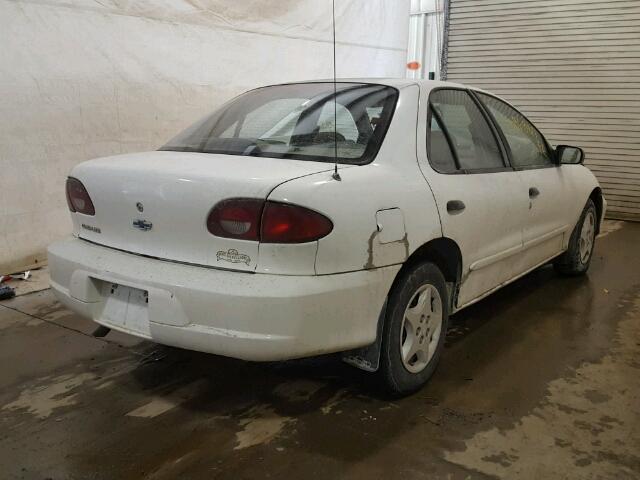 1G1JC524627236602 - 2002 CHEVROLET CAVALIER B WHITE photo 4