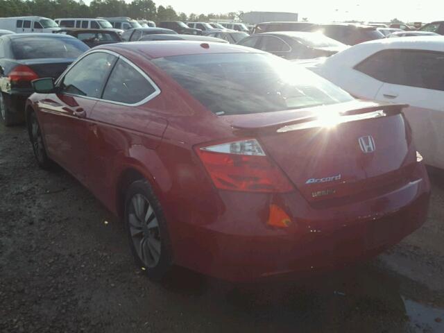 1HGCS12858A004536 - 2008 HONDA ACCORD EXL RED photo 3