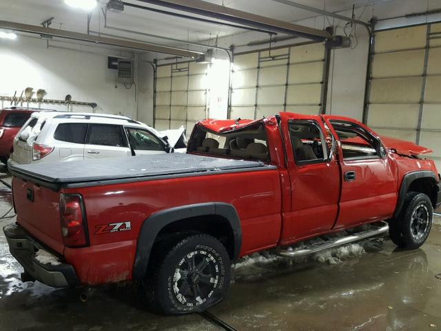 1GCEK19T23Z276294 - 2003 CHEVROLET SILVERADO RED photo 4