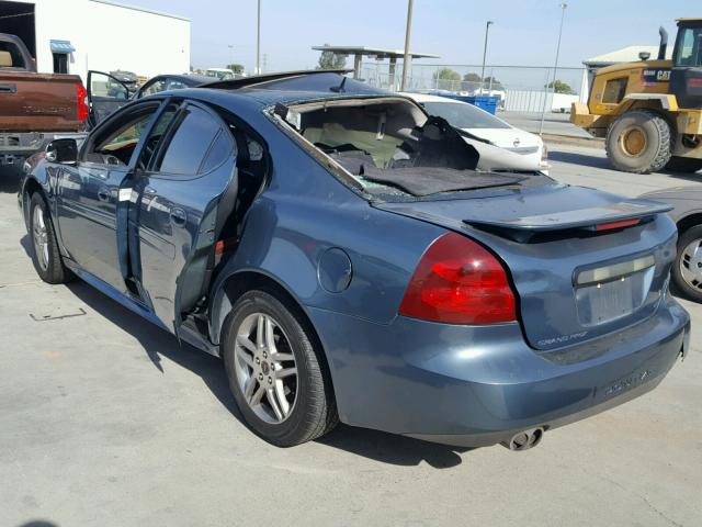 2G2WR584461222045 - 2006 PONTIAC GRAND PRIX Կապույտ լուսանկար 3