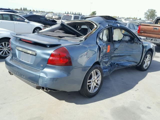 2G2WR584461222045 - 2006 PONTIAC GRAND PRIX Կապույտ լուսանկար 4