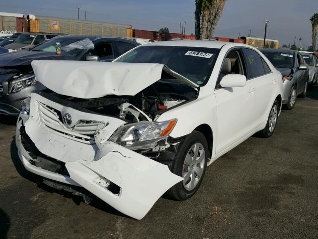 4T1BE46K39U868201 - 2009 TOYOTA CAMRY BASE WHITE photo 2