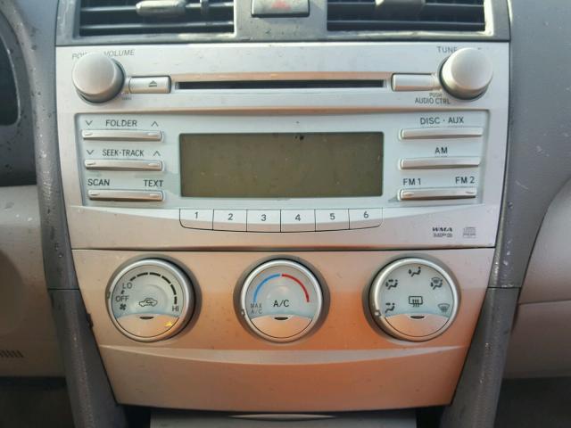 4T1BE46K39U868201 - 2009 TOYOTA CAMRY BASE WHITE photo 9