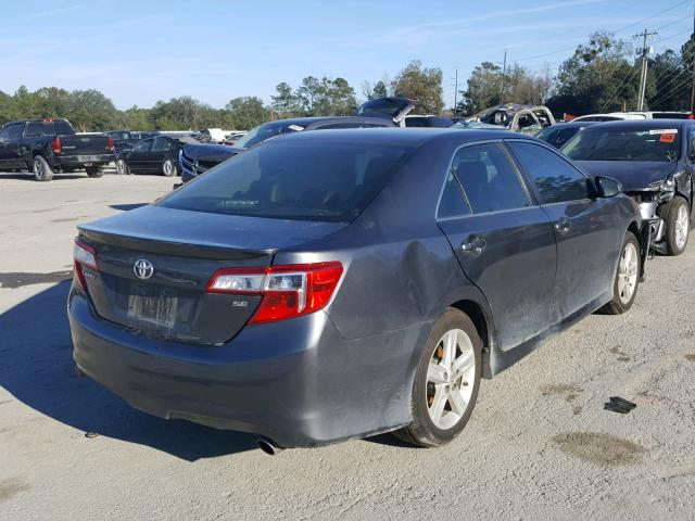 4T1BF1FK0EU347197 - 2014 TOYOTA CAMRY L GRAY photo 4