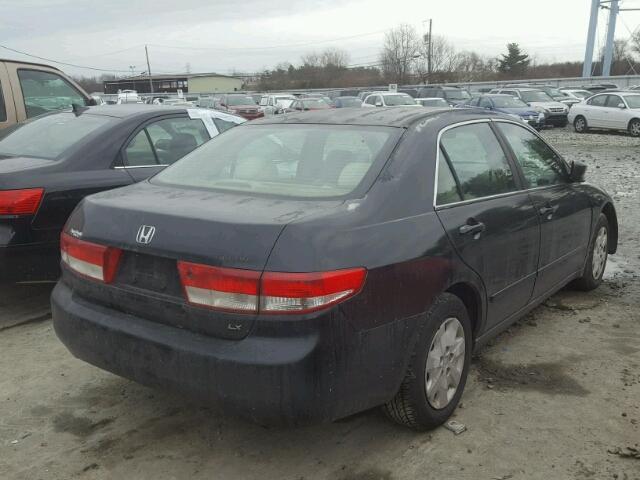 1HGCM56383A069972 - 2003 HONDA ACCORD LX BLACK photo 4