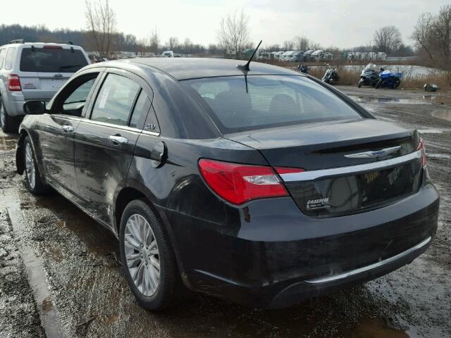 1C3CCBCB6CN283724 - 2012 CHRYSLER 200 LIMITE BLACK photo 3