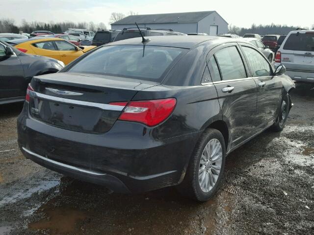 1C3CCBCB6CN283724 - 2012 CHRYSLER 200 LIMITE BLACK photo 4