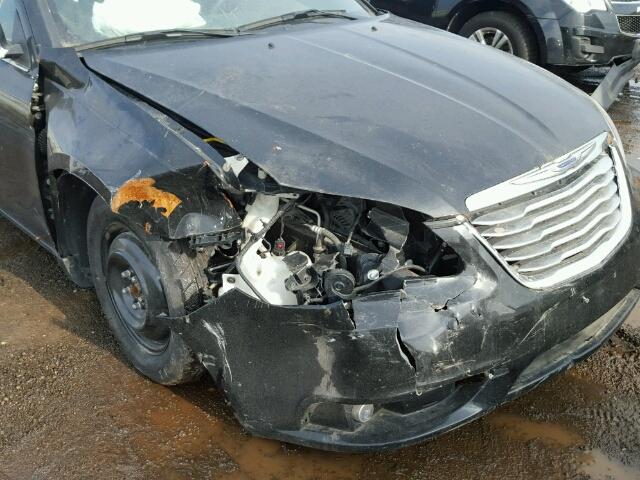 1C3CCBCB6CN283724 - 2012 CHRYSLER 200 LIMITE BLACK photo 9