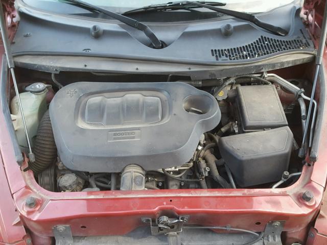 3GNCA53V59S599490 - 2009 CHEVROLET HHR LT RED photo 7