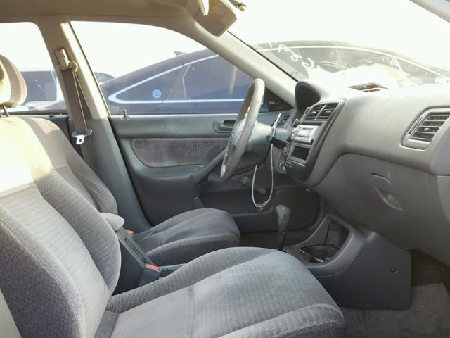 2HGEJ6617XH565651 - 1999 HONDA CIVIC BASE SILVER photo 5