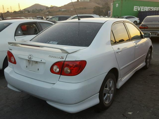 1NXBR32EX6Z706673 - 2006 TOYOTA COROLLA CE WHITE photo 4