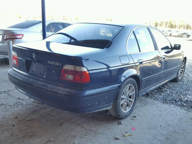 WBADT43473G028417 - 2003 BMW 525 I AUTO BLUE photo 4