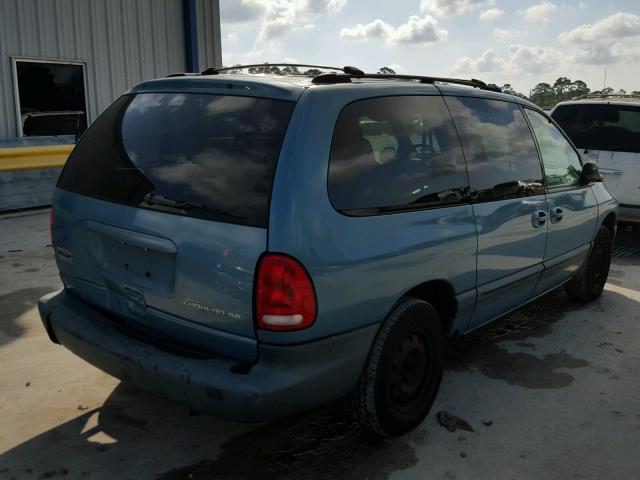 2B4GP44G8XR453045 - 1999 DODGE GRAND CARA BLUE photo 4