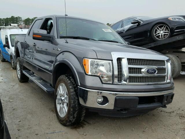 1FTFW1ET3CFB93778 - 2012 FORD F150 SUPER GRAY photo 1