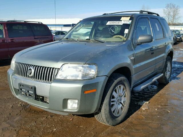 4M2YU56176KJ02830 - 2006 MERCURY MARINER GREEN photo 2