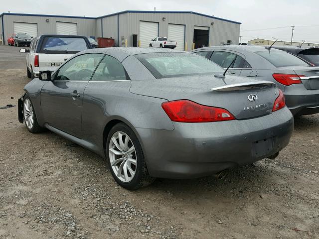 JN1CV6FE6BM951984 - 2011 INFINITI G37 BASE GRAY photo 3