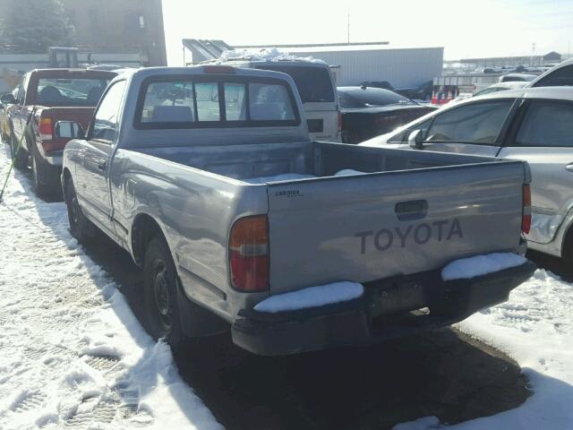 4TANL42N8TZ215117 - 1996 TOYOTA TACOMA GRAY photo 3