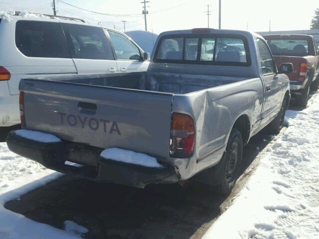 4TANL42N8TZ215117 - 1996 TOYOTA TACOMA GRAY photo 4