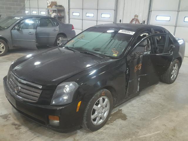 1G6DM56T850213891 - 2005 CADILLAC CTS BLACK photo 2