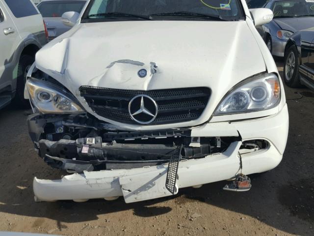 4JGAB54E53A377399 - 2003 MERCEDES-BENZ ML 320 WHITE photo 7