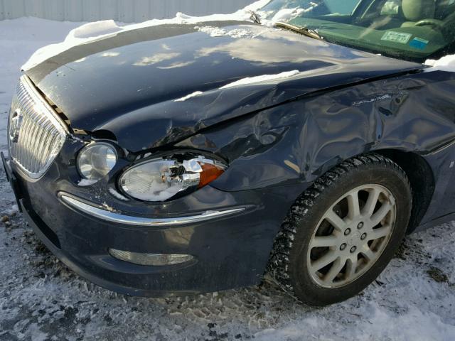 2G4WD582481137519 - 2008 BUICK LACROSSE C BLACK photo 9