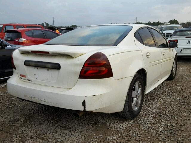 2G2WP552761141551 - 2006 PONTIAC GRAND PRIX WHITE photo 4